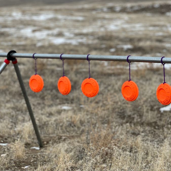 Purple Clay Pigeon Hooks