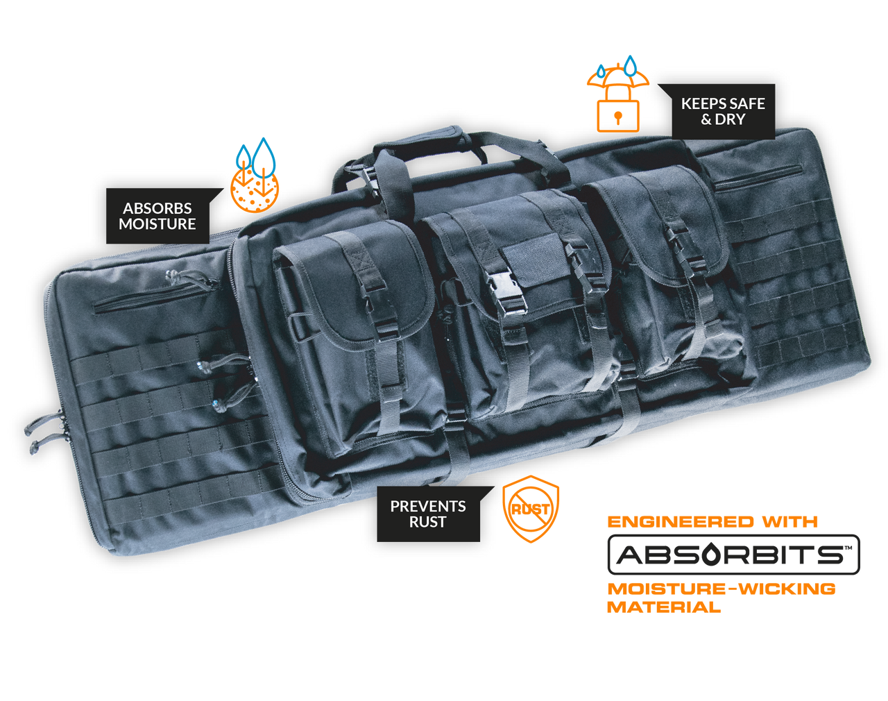 BONE-DRI™ Rust-Prevention Dual Rifle Case