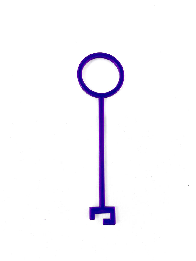 Purple Clay Pigeon Hooks