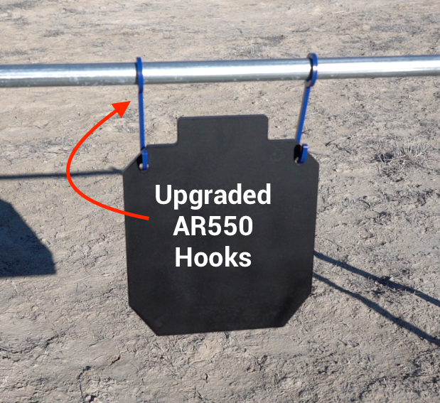 Upgraded AR550 Hooks - In use